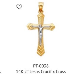 Gold cross 14 k